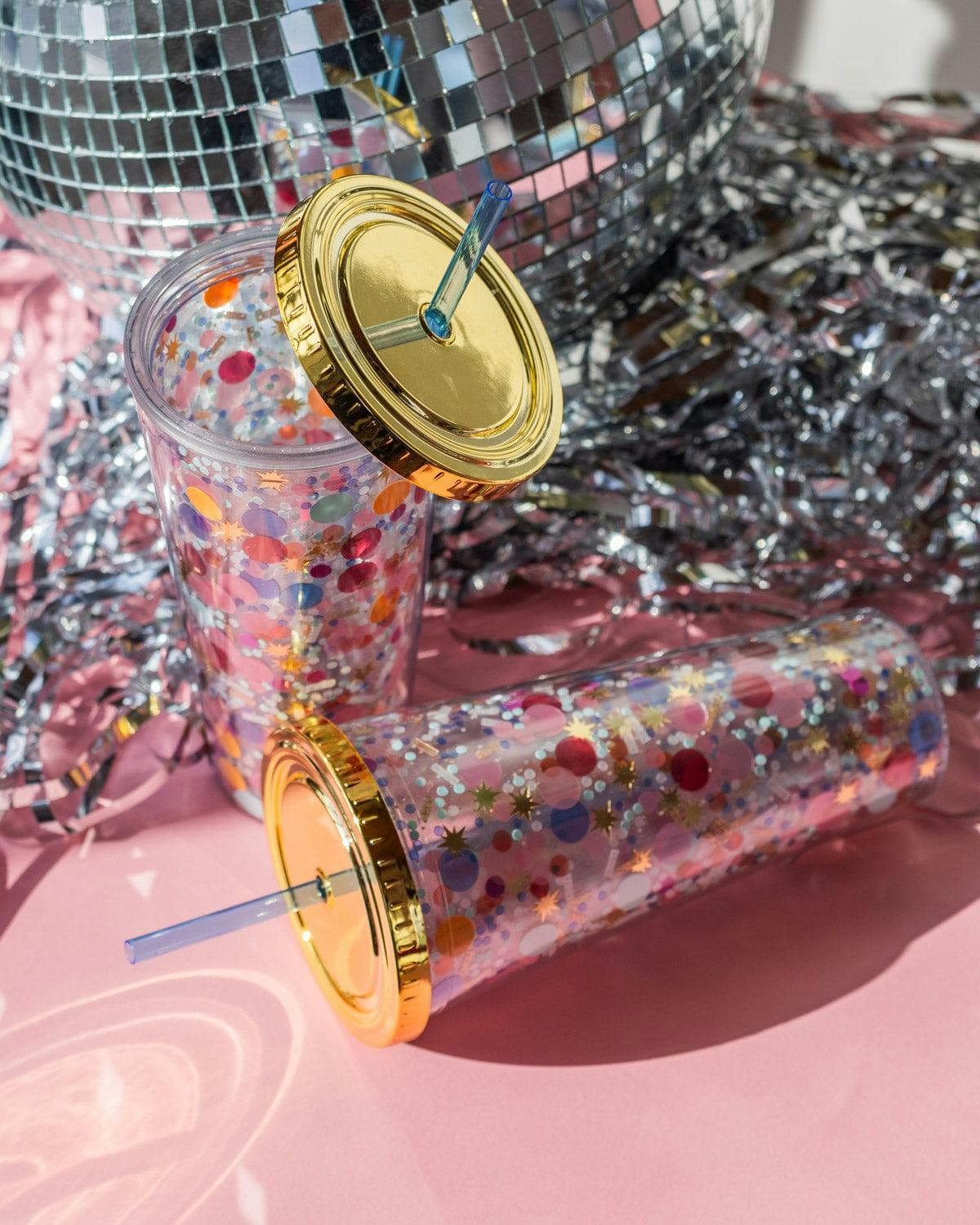 Multicolor Confetti Tumbler