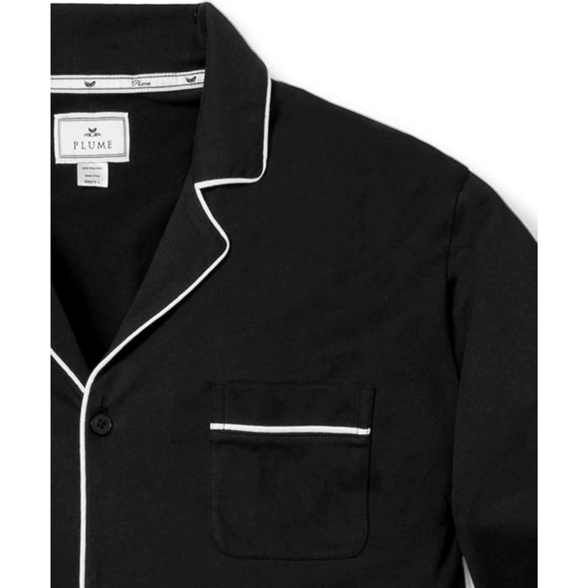 Men's Pima Pajama Set in Navy