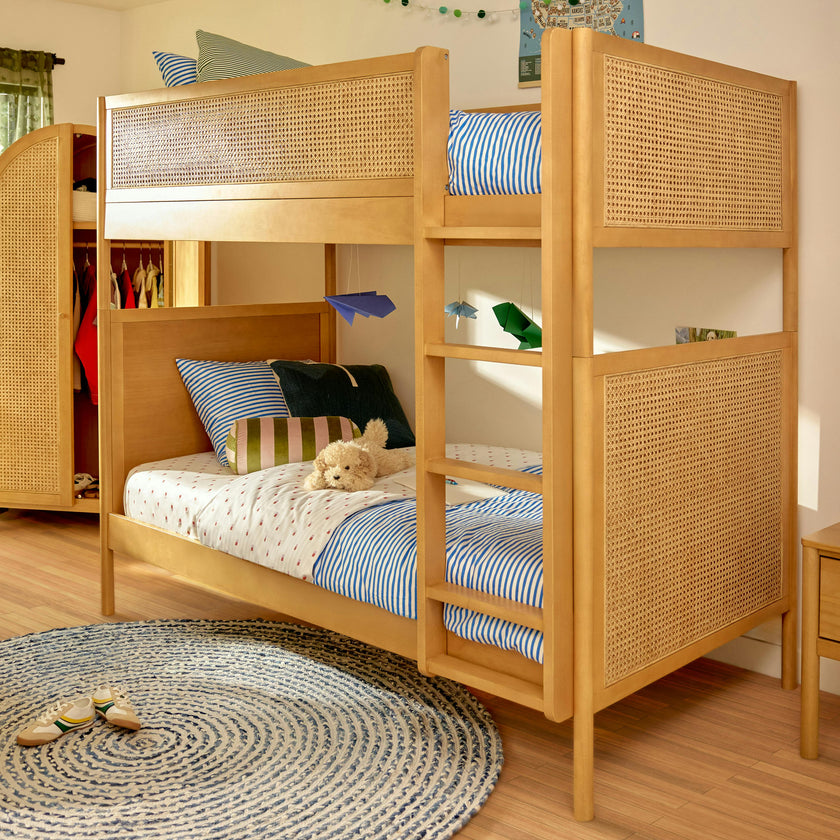 Bondi Cane Convertible Bunk Bed in Honey