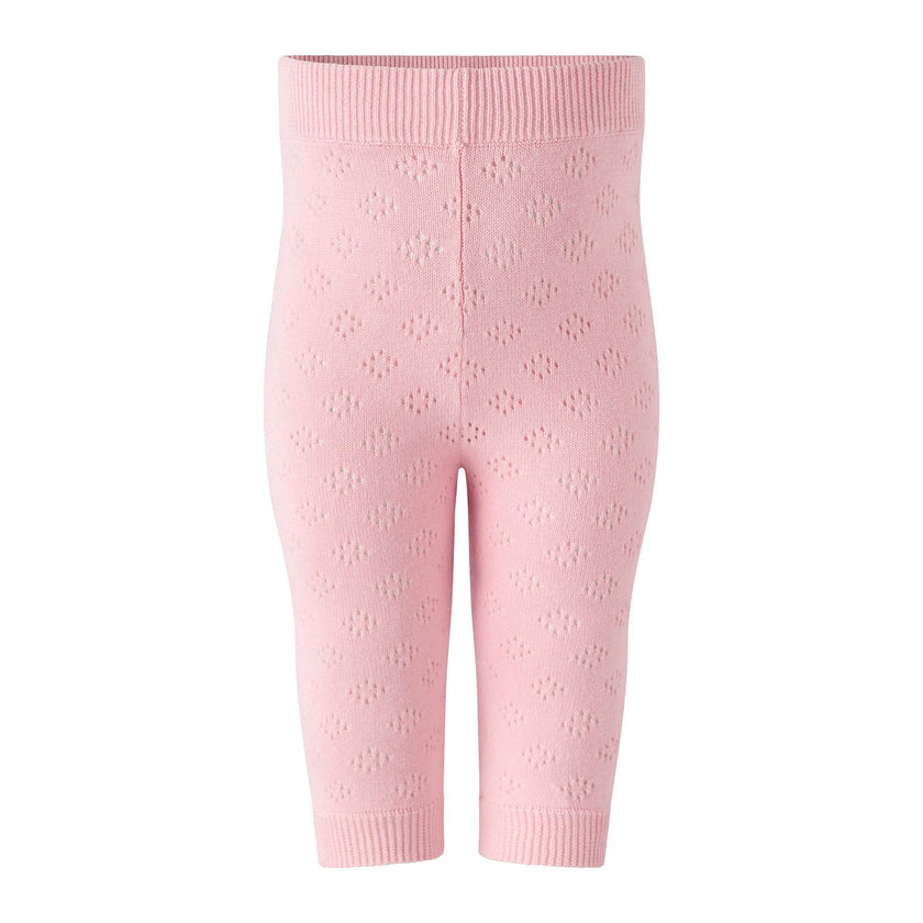 Pink Pointelle Sweater & Legging Set
