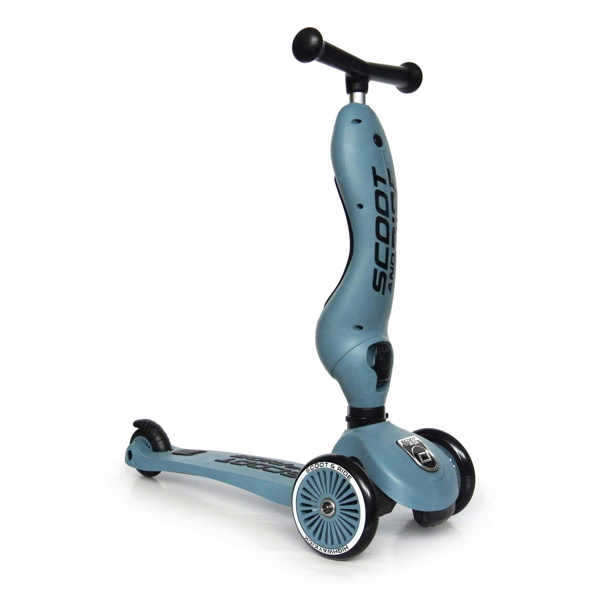 Highwaykick 1 Scooter and Ride On Toy Steel