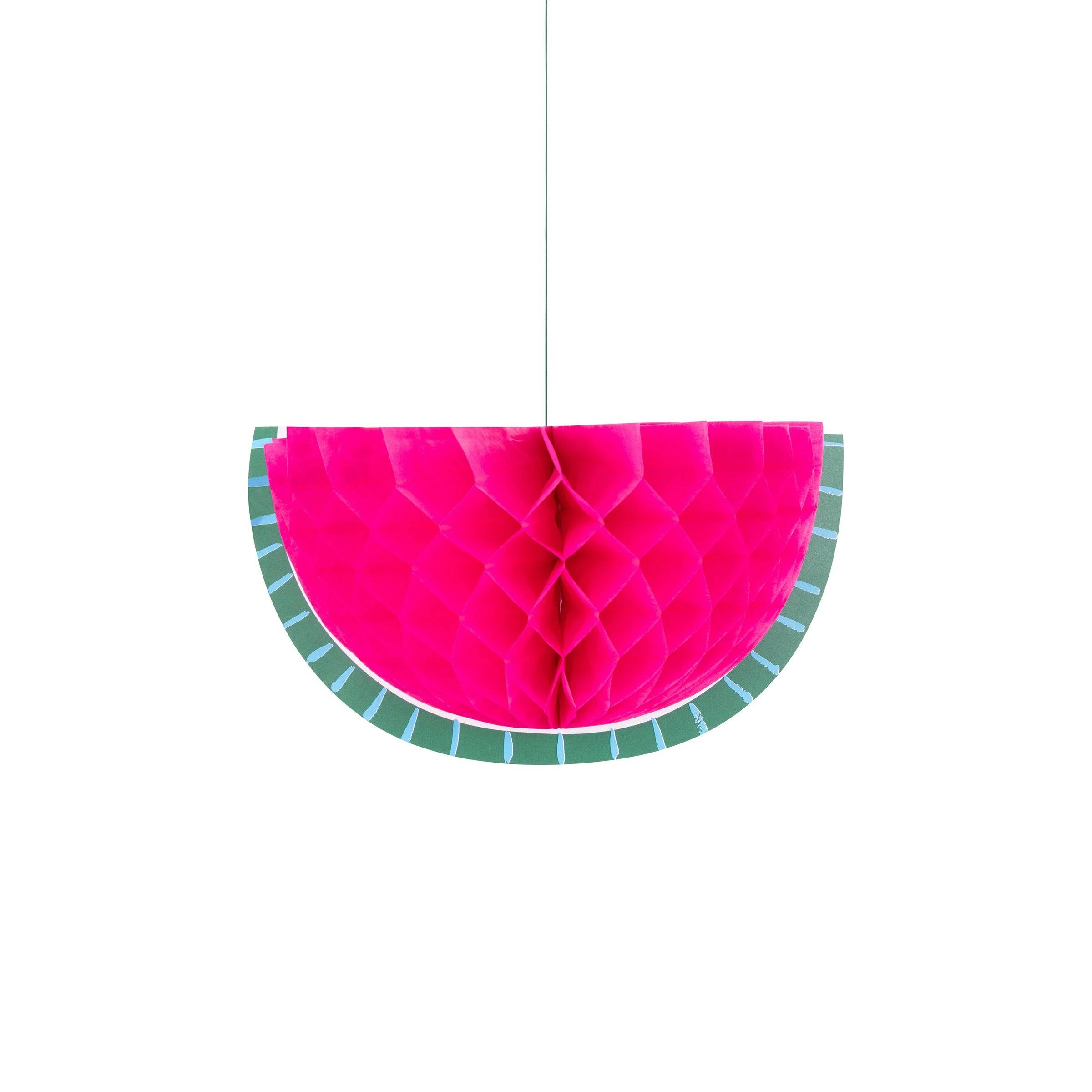 Tropical Fruit Honeycomb Decorations