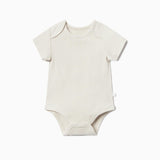 Ribbed Short Sleeve Bodysuit