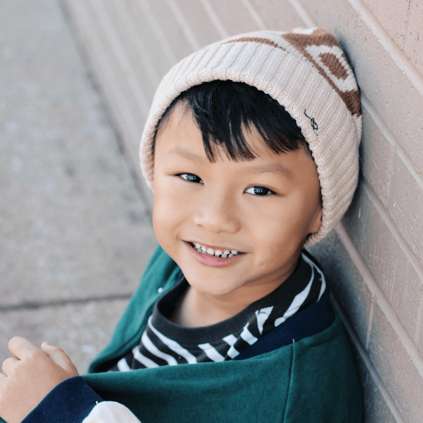 Ollie Jacquard Beanie Hat