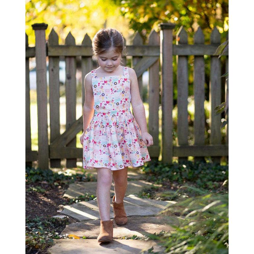 Pinafore Dress in Birthday