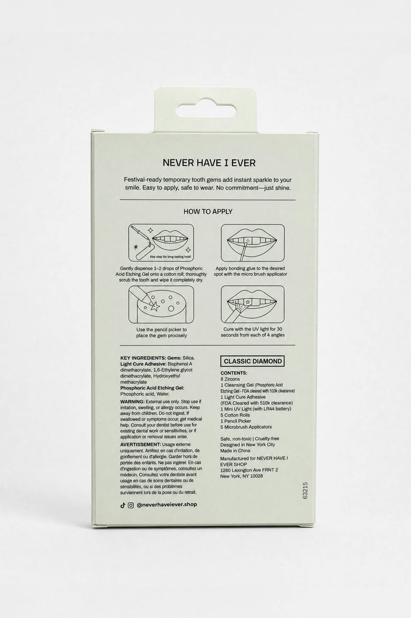 Classic Diamond - Diy Tooth Gem Kit
