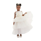White Zayante Tiered Dress
