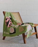 Bug Band Knit Mini Blanket