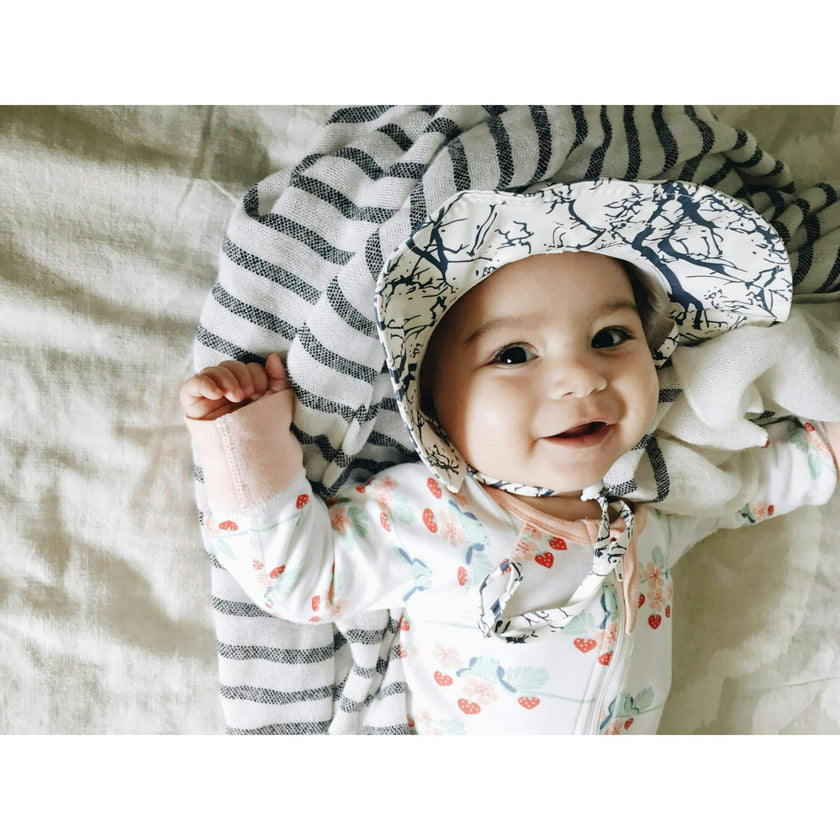 Beach Hat Tree Print