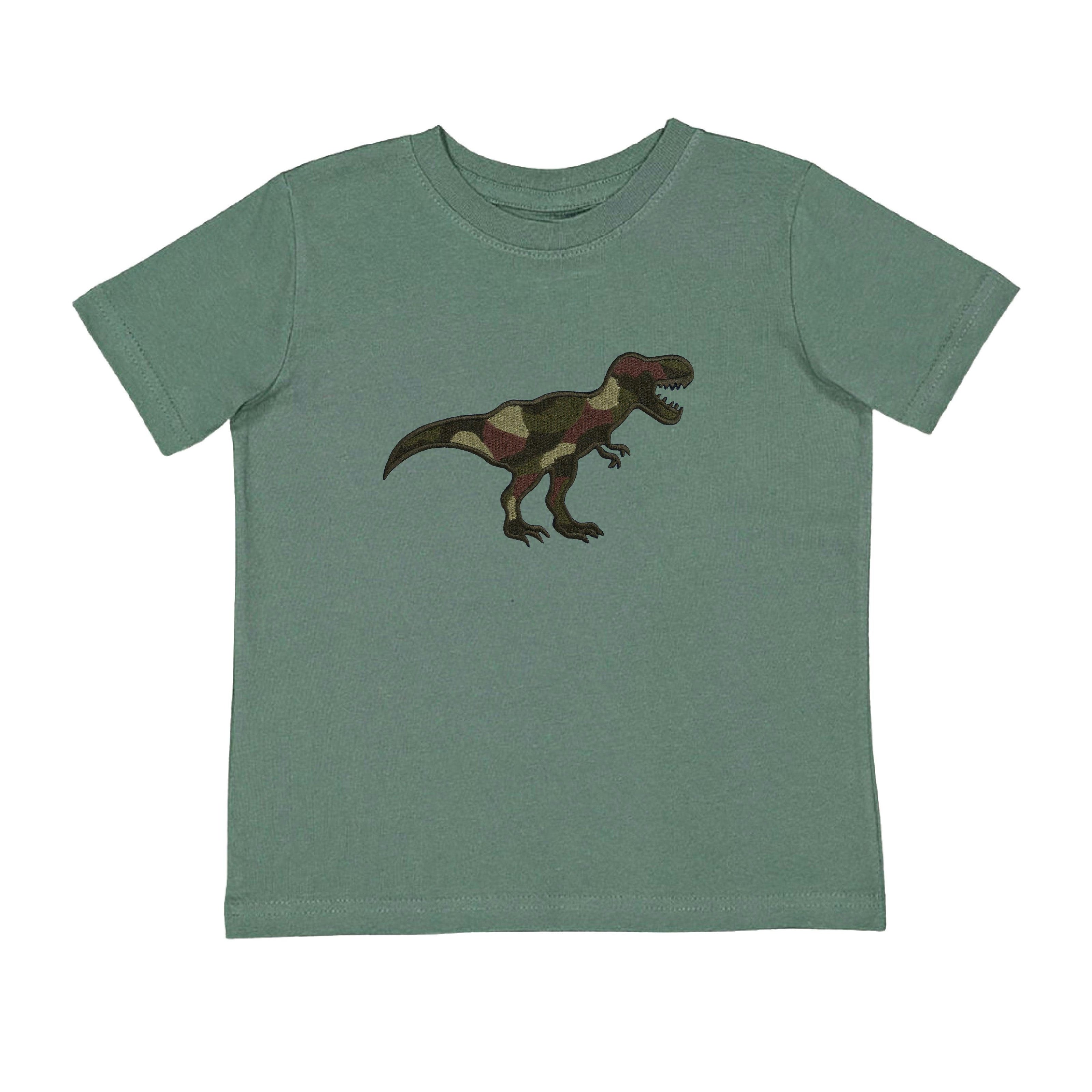 Camo Dino Patch Short Sleeve T-Shirt