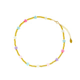 Daisies Bead Necklace