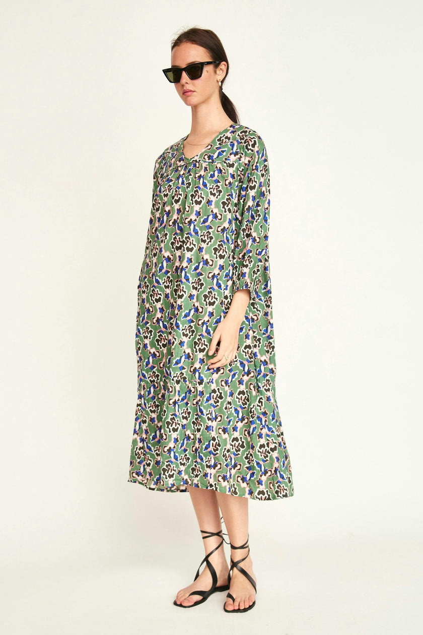 Belem Dress in Mint Orchid