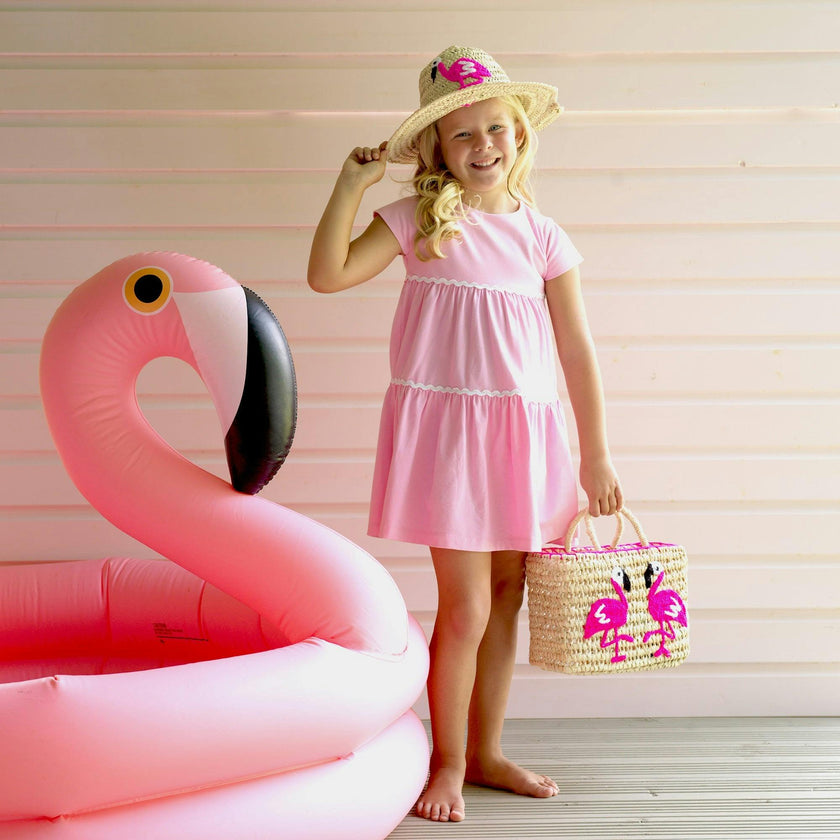 Pink Ric Rac Jersey Dress