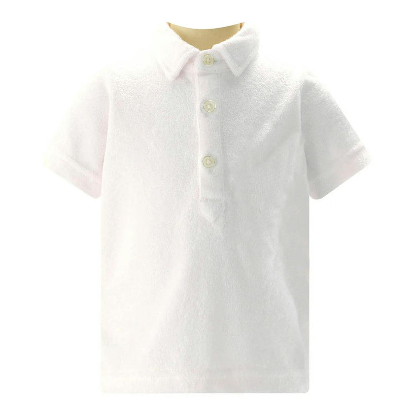 White Terry Polo
