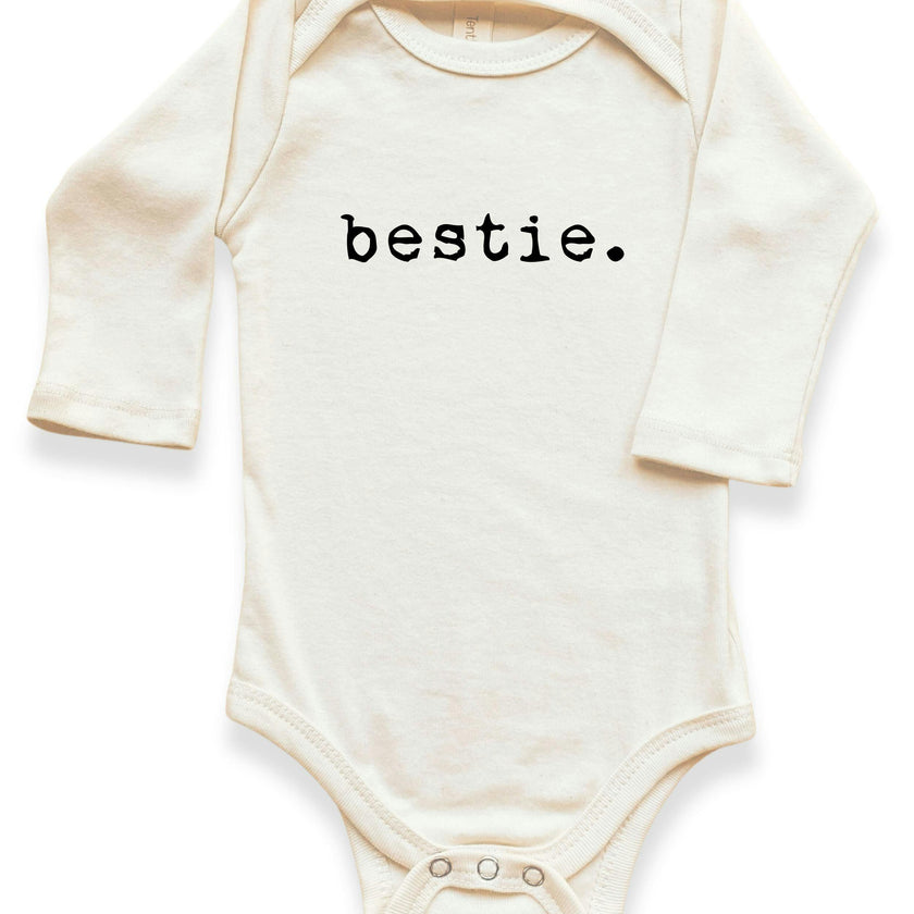 Bestie Organic Cotton Baby Bodysuit Long Sleeve