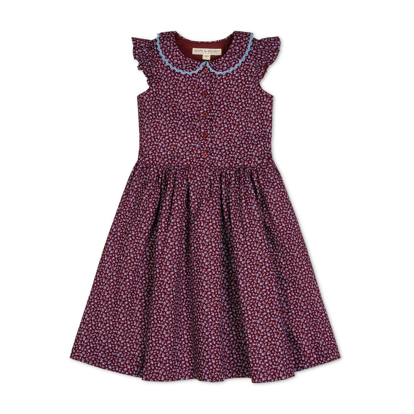 Linen Dress with Peter Pan Collar