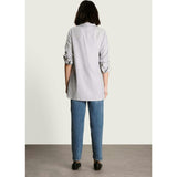 Women's Maternity The Everyday Striped Oversized Cuff Shirt