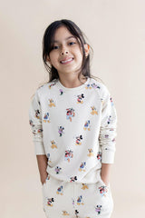 Long Sleeve Jogger Set in Mickey Mouse and Friends