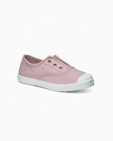 Hampton Canvas Plum Plimsolls in Dusky Rose