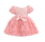 Pink Bow Rosette Dress
