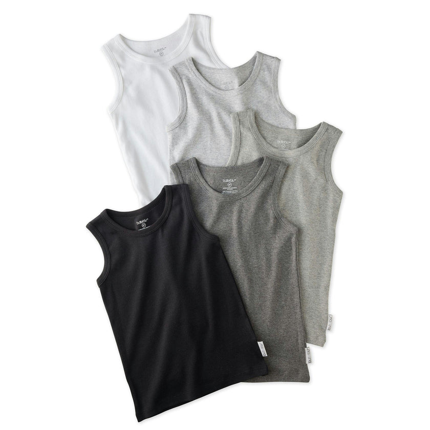 MALONE 5-Pack Toddler Tank Top Undershirts