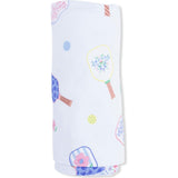 Floral Pickleball - Swaddle Blanket