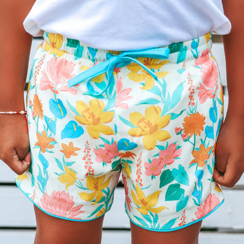 Coney Island Floral Swim Shorts