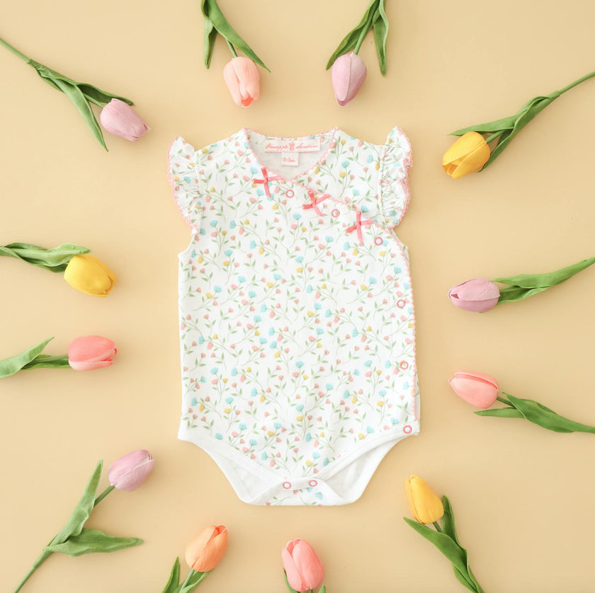 Pink Arabella Onesie with Bows