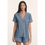 Gisele Printed TENCEL™ Modal Relaxed Short PJ Set, Blue