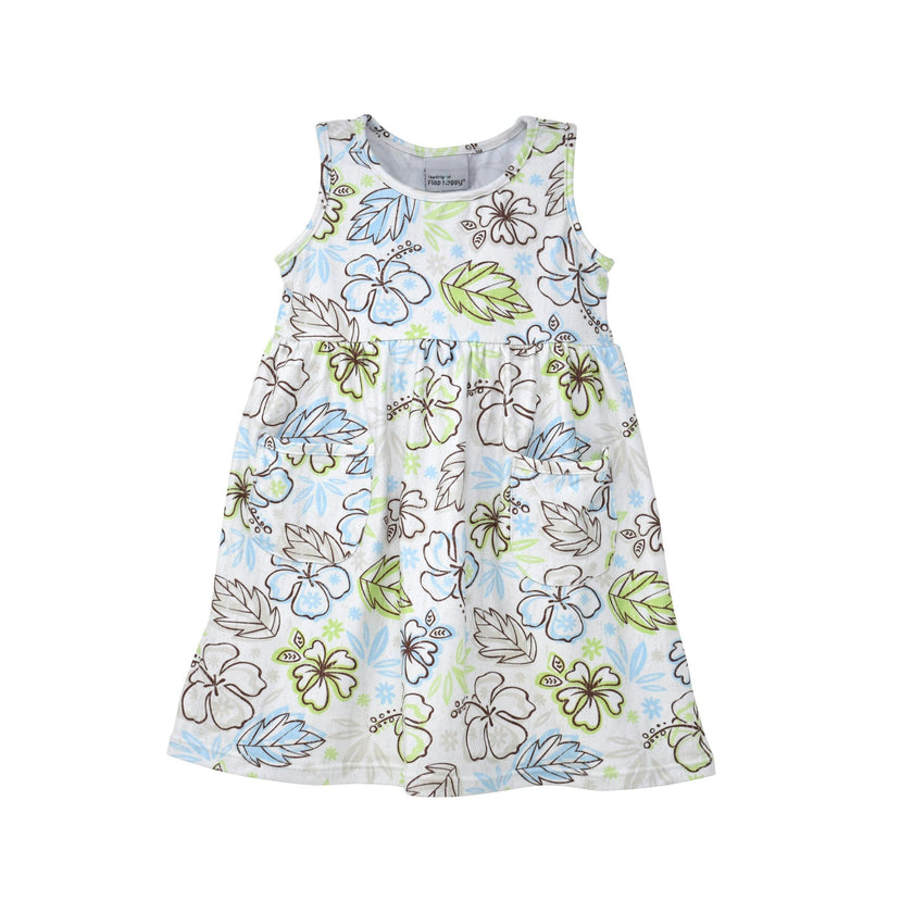 UPF 50+ Dahlia Sleeveless Tee Dress w/ Pockets