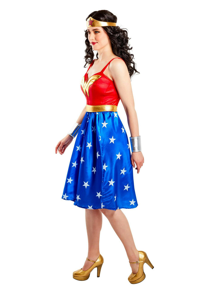 Wonder Woman Vintage Style Dress - Adult Costume