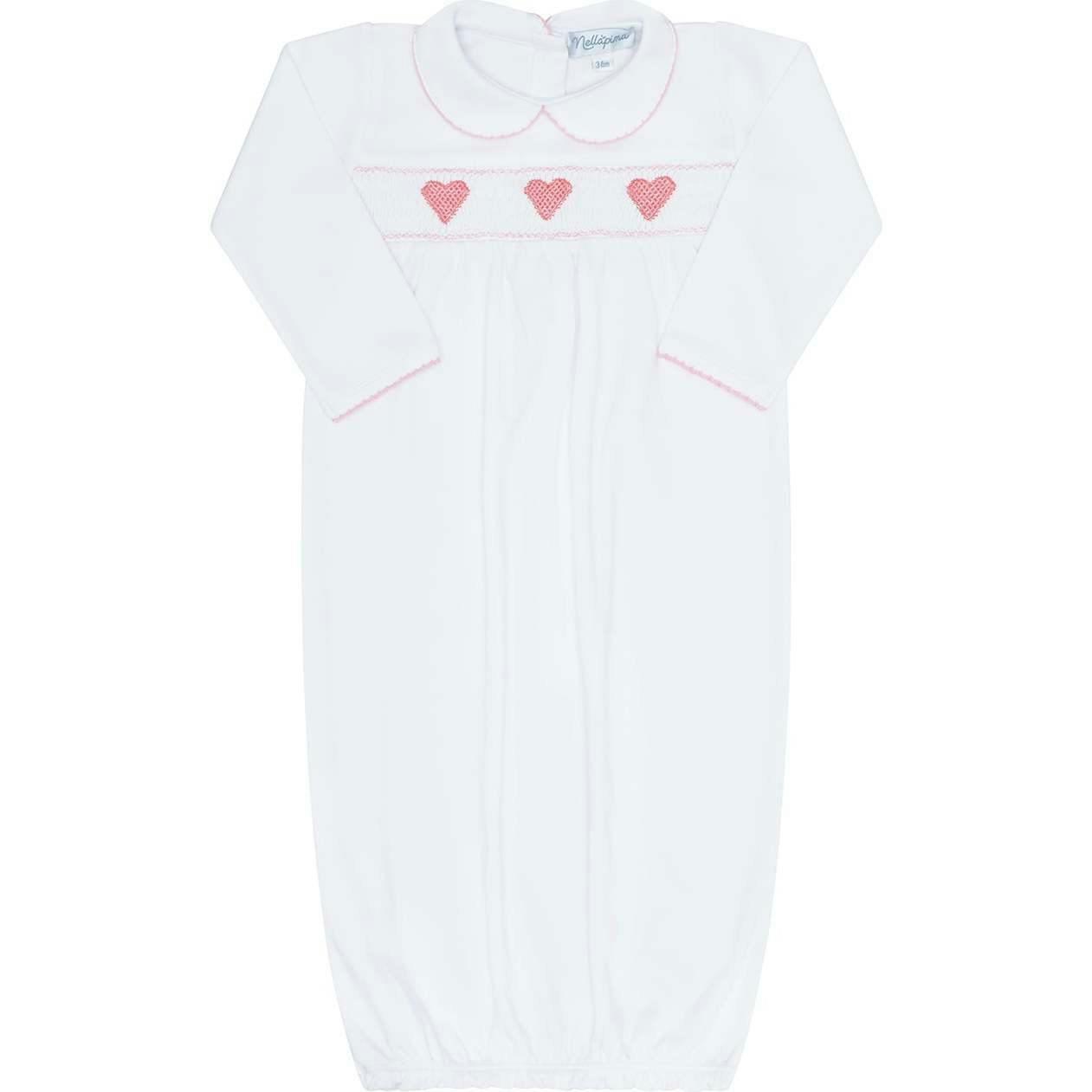 Heart Smocked Gown