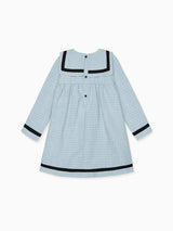 Dusty Blue Lucinda Girl Empire Dress