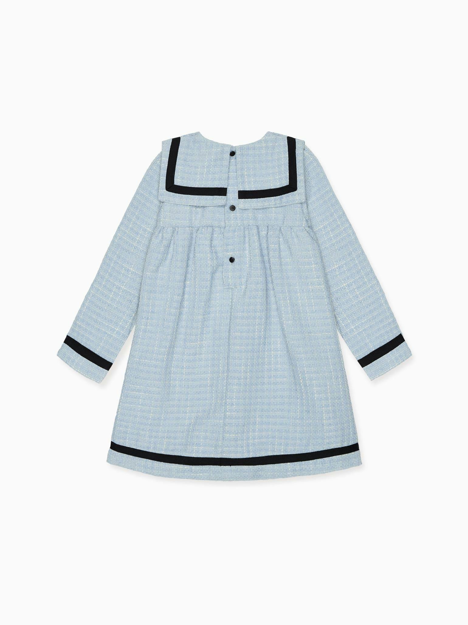 Dusty Blue Lucinda Girl Empire Dress