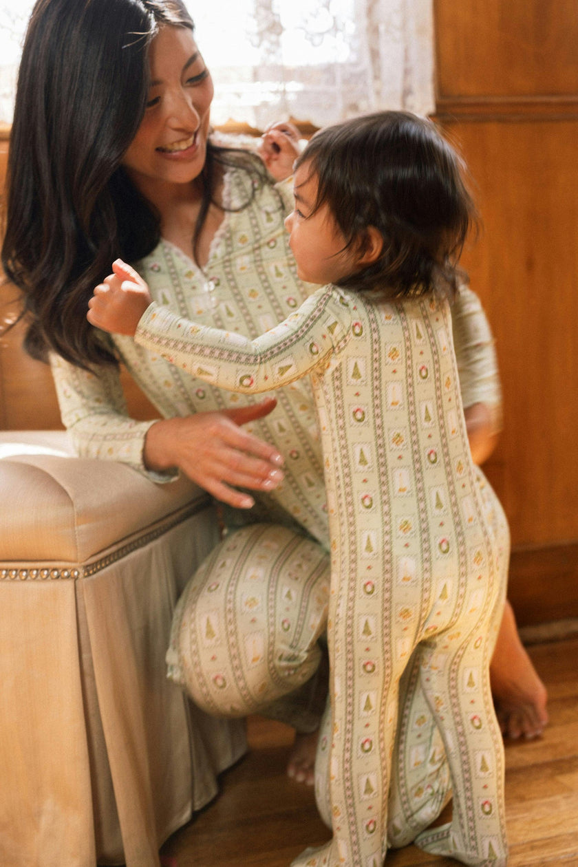 Baby So Soft Onesie in Merry Mail Linear