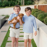 Will Boys' Performance Polo by LH Sport - Fetch Classic Blue