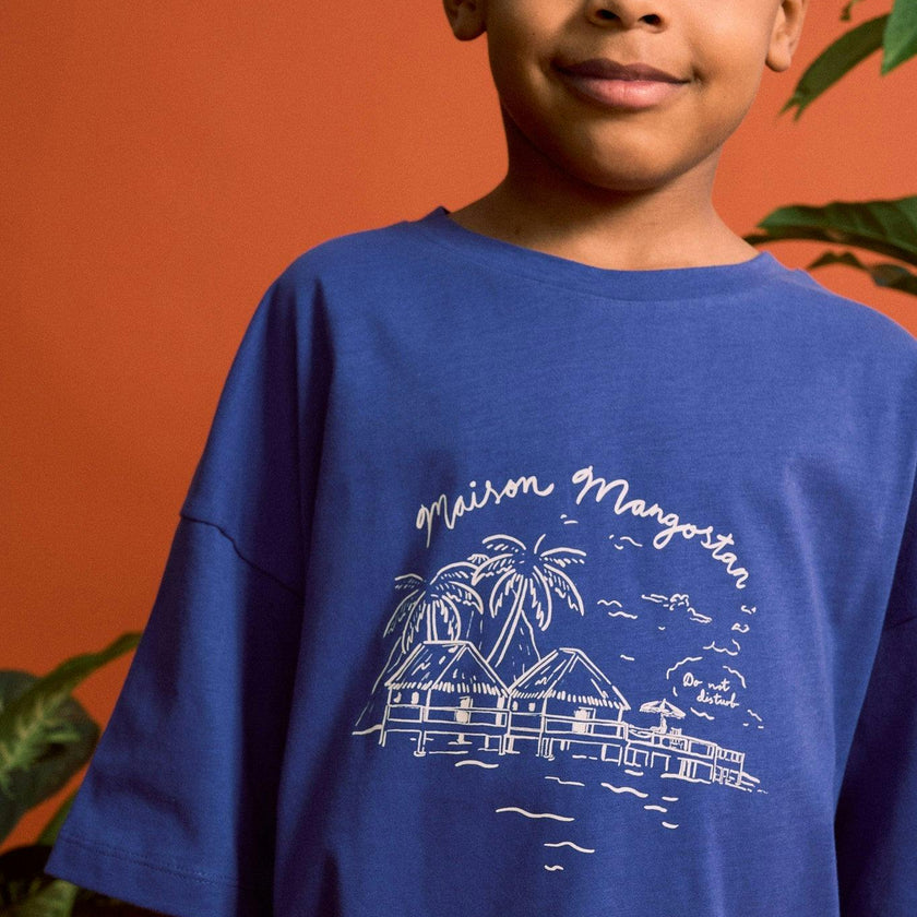 LEISURELY T-SHIRT BLUE