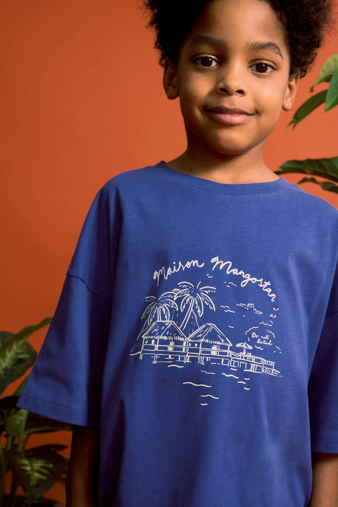 LEISURELY T-SHIRT BLUE