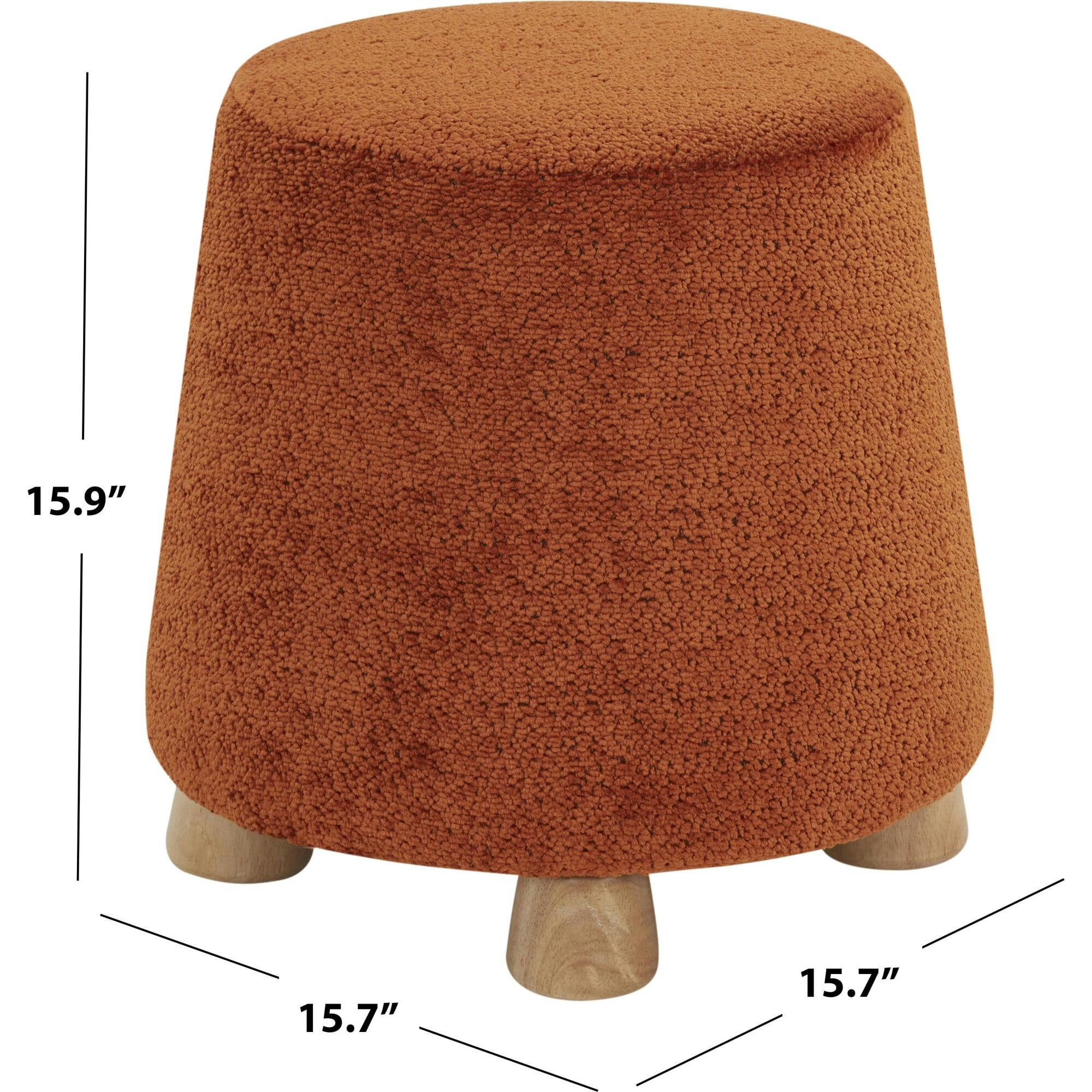 Denison Round Chenille Ottoman