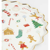 Jolly Christmas Dinner Plates