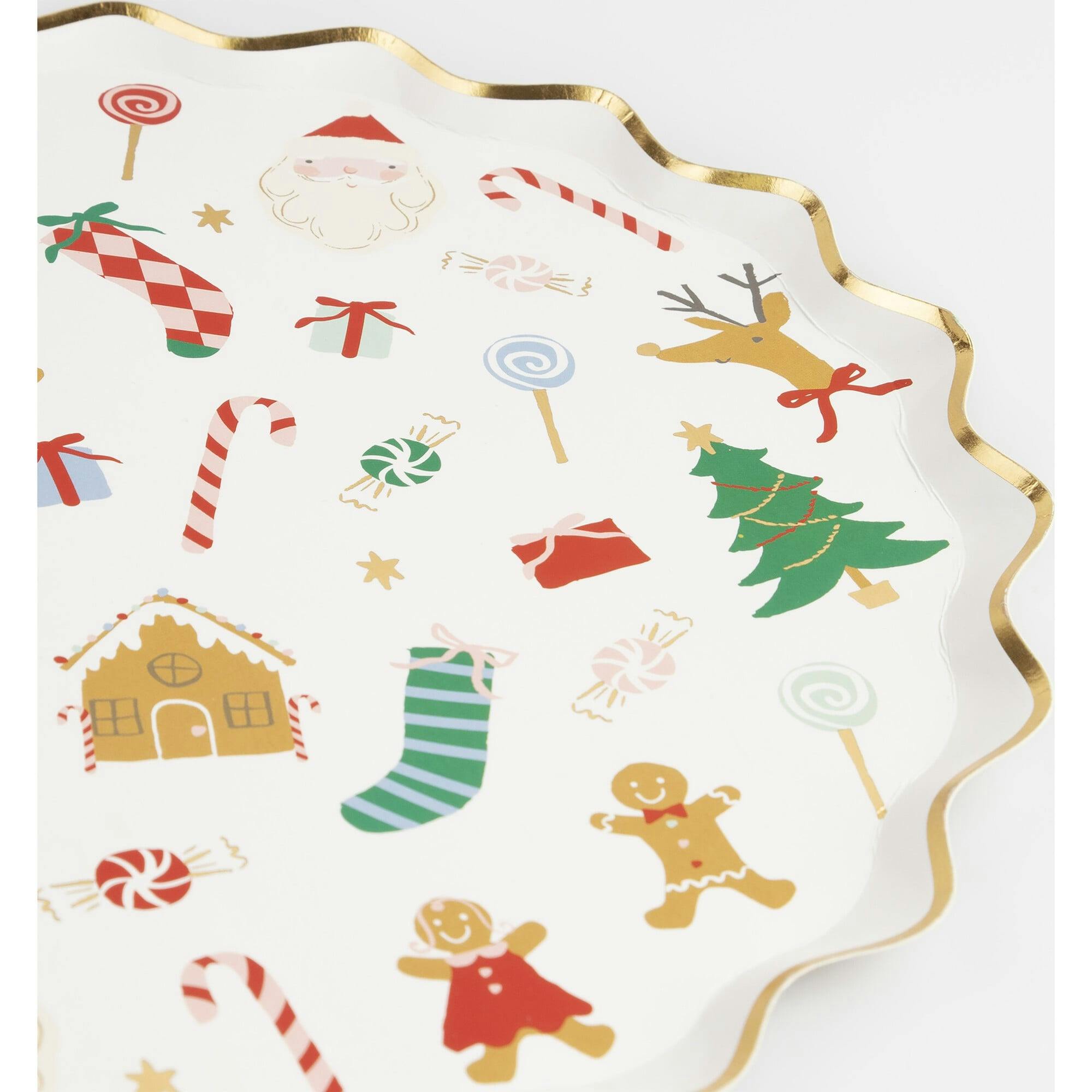 Jolly Christmas Dinner Plates
