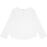 White Long Sleeve Henley