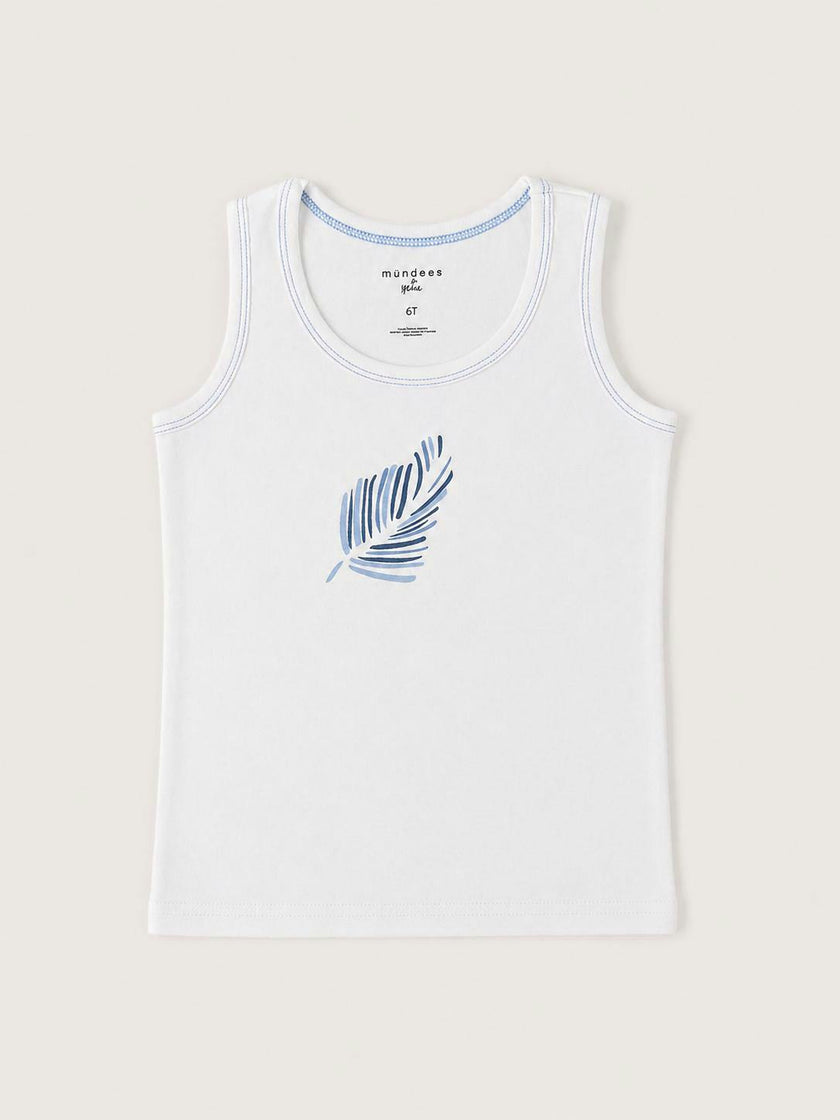 Feather Print Boy Undershirts 3 Pack