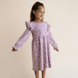 Organic Ruffle Sleeve Dress