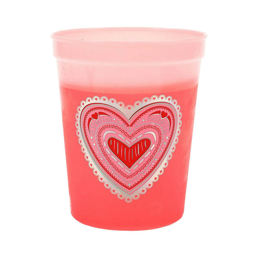 Heart Color Changing 12Oz Cups (8 count)