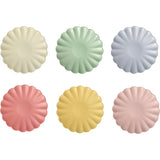 Small Multicolor Reusable Bamboo Plates