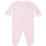 Pink Bubble Zipper Footie