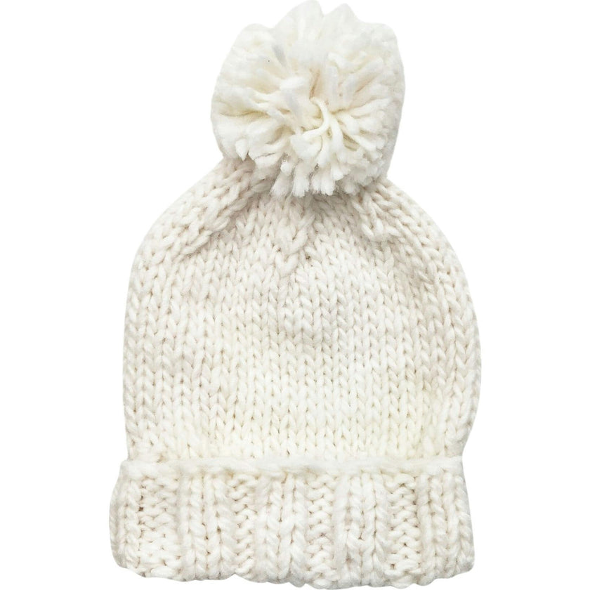 Classic Pom Hat, Cream
