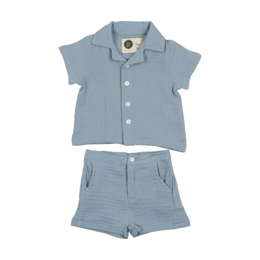 Gauze Shorts Set