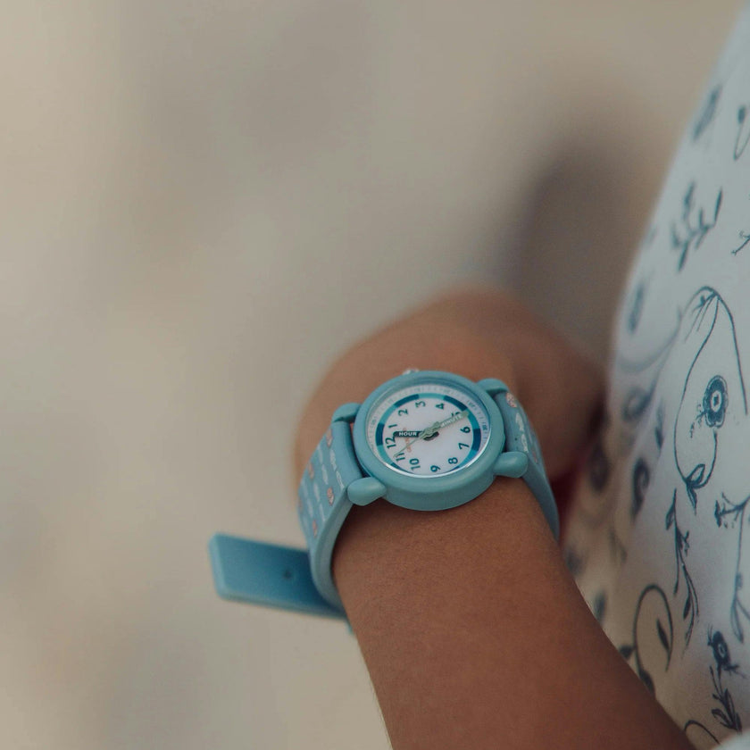 Classic Watch | Silicone + Stainless Steel | Go Fish